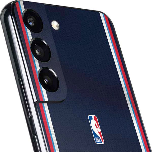 NBA Los Angeles Clippers Distressed Red Galaxy S22 Plus Skin